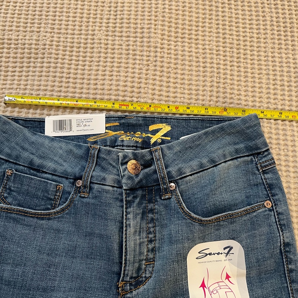 Seven7 Women's High Rise Denim Jeans, Tummy less design slimming panel